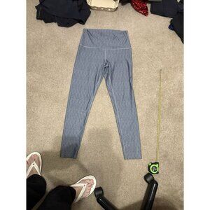 UNIQUELY LORNA JANE 7/8 TIGHT TITANIUM LEGGINGS SIZE LARGE Gray 29" Inseam